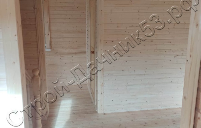 4 Каркасно-щитовой дом Д-59, 6x6м, 69.8 М², Московская область, Шаховской район, деревня Рябинки (18)